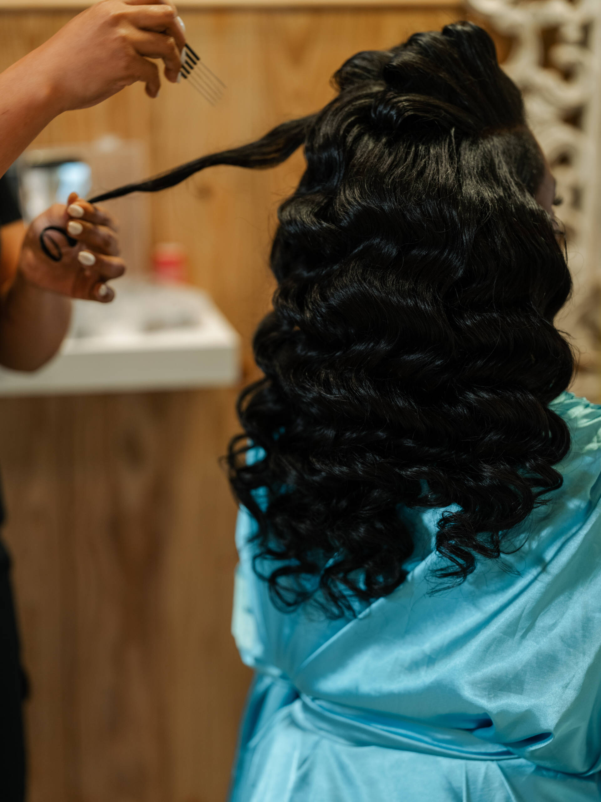 Luxury bridal hairstyle