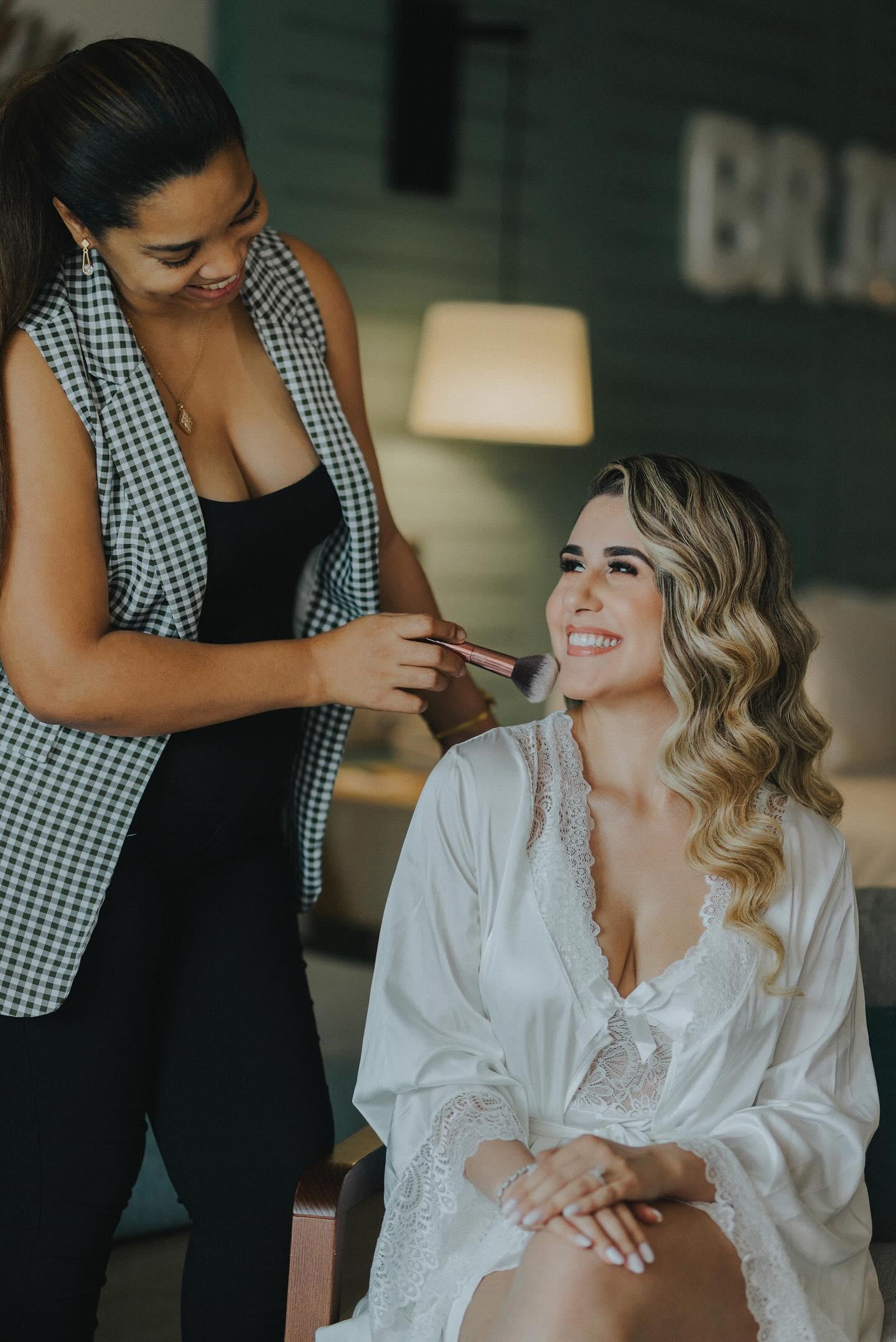 Wedding makeup detail